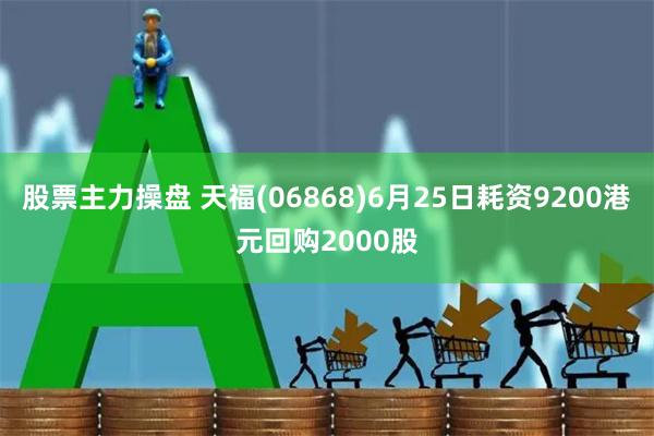 股票主力操盘 天福(06868)6月25日耗资9200港元回购2000股