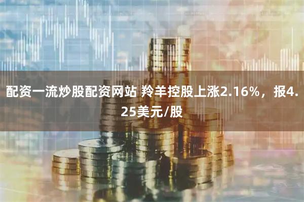 配资一流炒股配资网站 羚羊控股上涨2.16%，报4.25美元/股